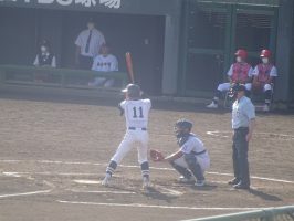 第１０４回全国高等学校野球選手権山梨大会２回戦の応援ありがとうございました