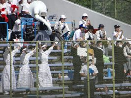 第１０４回全国高等学校野球選手権山梨大会２回戦の応援ありがとうございました