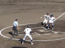第１０４回全国高等学校野球選手権山梨大会２回戦の応援ありがとうございました