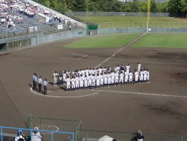 第１０４回全国高等学校野球選手権山梨大会２回戦の応援ありがとうございました