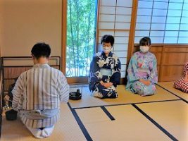 茶道部 夏の茶会研修会が行われました