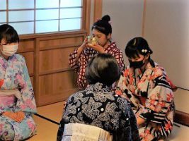 茶道部 夏の茶会研修会が行われました