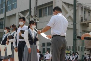 令和４年度納め式が行われました
