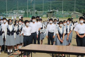 令和４年度全国大会出場部・野球部壮行会が行われました