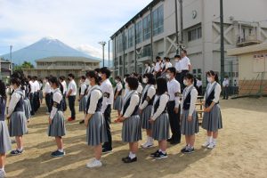 令和４年度全国大会出場部・野球部壮行会が行われました