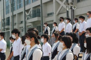 令和４年度全国大会出場部・野球部壮行会が行われました