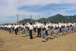 令和４年度全国大会出場部・野球部壮行会が行われました