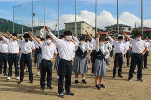 令和４年度全国大会出場部・野球部壮行会が行われました