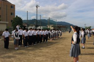 令和４年度全国大会出場部・野球部壮行会が行われました