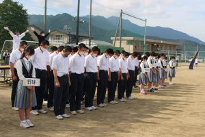 令和４年度全国大会出場部・野球部壮行会が行われました