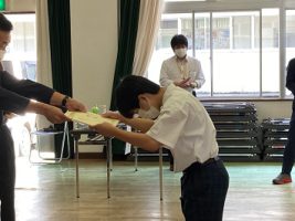 祝 第３位入賞 松本富士斗くん　令和４年度山梨県高等学校将棋竜王戦
