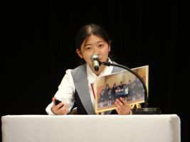 第６９回NHK杯全国高校放送コンテストアナウンス部門　全国２９９９人中 第３位入賞　放送部３年中野愛子さん（吉高放送部個人部門 21年ぶりの快挙）