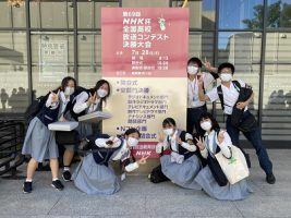 第６９回NHK杯全国高校放送コンテストアナウンス部門　全国２９９９人中 第３位入賞　放送部３年中野愛子さん（吉高放送部個人部門 21年ぶりの快挙）