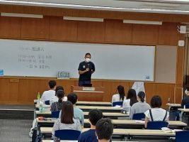 令和４年度理数科夏期宿泊学習会が行われています