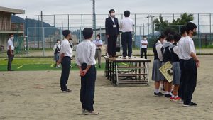令和４年度納め式が行われました。