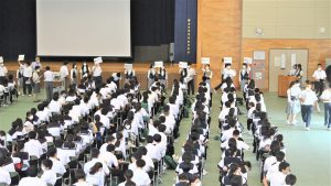 吉田高校オープンキャンパス2022～吉田高校を体感する時間～が行われました　　　　　　　　　　　　　　　　　　　　　　　