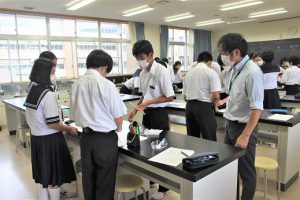 吉田高校オープンキャンパス2022～吉田高校を体感する時間～が行われました　　　　　　　　　　　　　　　　　　　　　　　