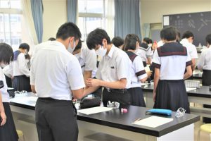 吉田高校オープンキャンパス2022～吉田高校を体感する時間～が行われました　　　　　　　　　　　　　　　　　　　　　　　