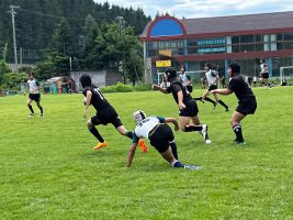 ラグビー部　夏季休業期間の部活動の様子です