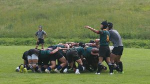 ラグビー部　夏季休業期間の部活動の様子です