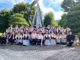 音楽部　全国高等学校総合文化祭東京大会出場　NHK杯全国学校音楽コンクール山梨県大会の様子です。