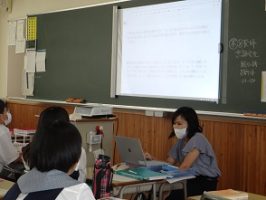 吉高の授業の様子です