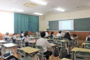 令和４年度１学年楽問・楽学講座が行われました