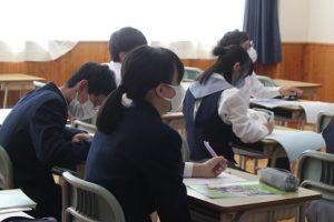 令和４年度１学年楽問・楽学講座が行われました