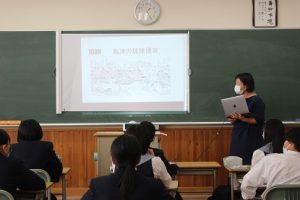 令和４年度１学年楽問・楽学講座が行われました