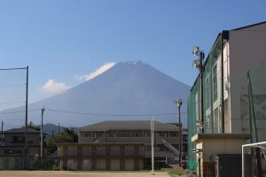 🗻富士山初冠雪🗻の様子です