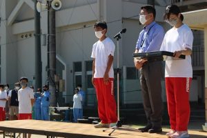 令和４年度前期末納め式が行われました