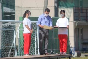 令和４年度前期末納め式が行われました