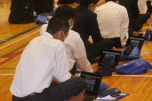 令和４年度第１学年進路学習会が行われました