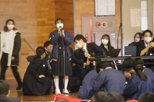 令和４年度後期生徒総会が行われました