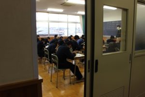 令和４年度 １・２年生 後期第１回試験が始まりました