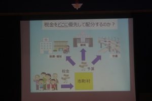 １８歳成人講座 第２学年（明るい選挙出前授業）が行われました