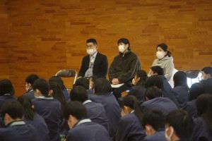 大学入学共通テスト激励会（共通テスト直前 今出来ることは何？）が行われました