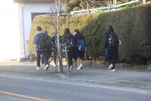 令和４年度山梨県高等学校県下一斉「通学時マナーアップ運動」５回目が行われました