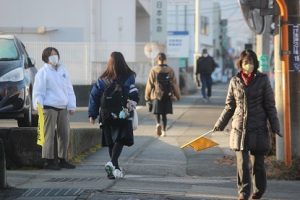 令和４年度山梨県高等学校県下一斉「通学時マナーアップ運動」５回目が行われました