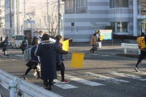令和４年度山梨県高等学校県下一斉「通学時マナーアップ運動」５回目が行われました