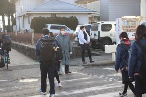 令和４年度山梨県高等学校県下一斉「通学時マナーアップ運動」５回目が行われました