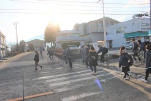 令和４年度山梨県高等学校県下一斉「通学時マナーアップ運動」５回目が行われました