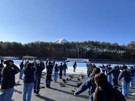 ⛸１学年冬期スケート教室（実習授業）の様子です⛸