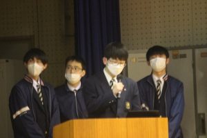 「富士山学Ⅱ」学年全体発表が行われました。