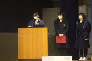 「富士山学Ⅱ」学年全体発表が行われました。