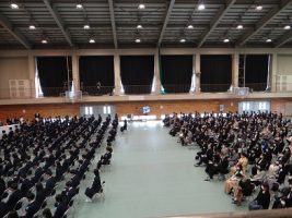 令和４年度第７３回卒業証書授与式が行われました