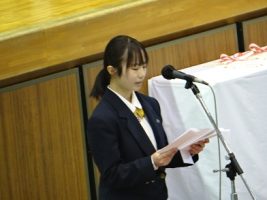 令和４年度第７３回卒業証書授与式が行われました
