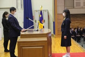 令和４年度表彰状授与式・記念品贈呈式が行われました。