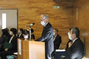 令和４年度同窓会入会式が行われました。