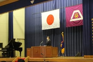 令和４年度同窓会入会式が行われました。